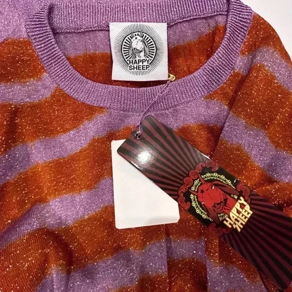 Happy Sheep sweater Size L - Picture 2 of 10